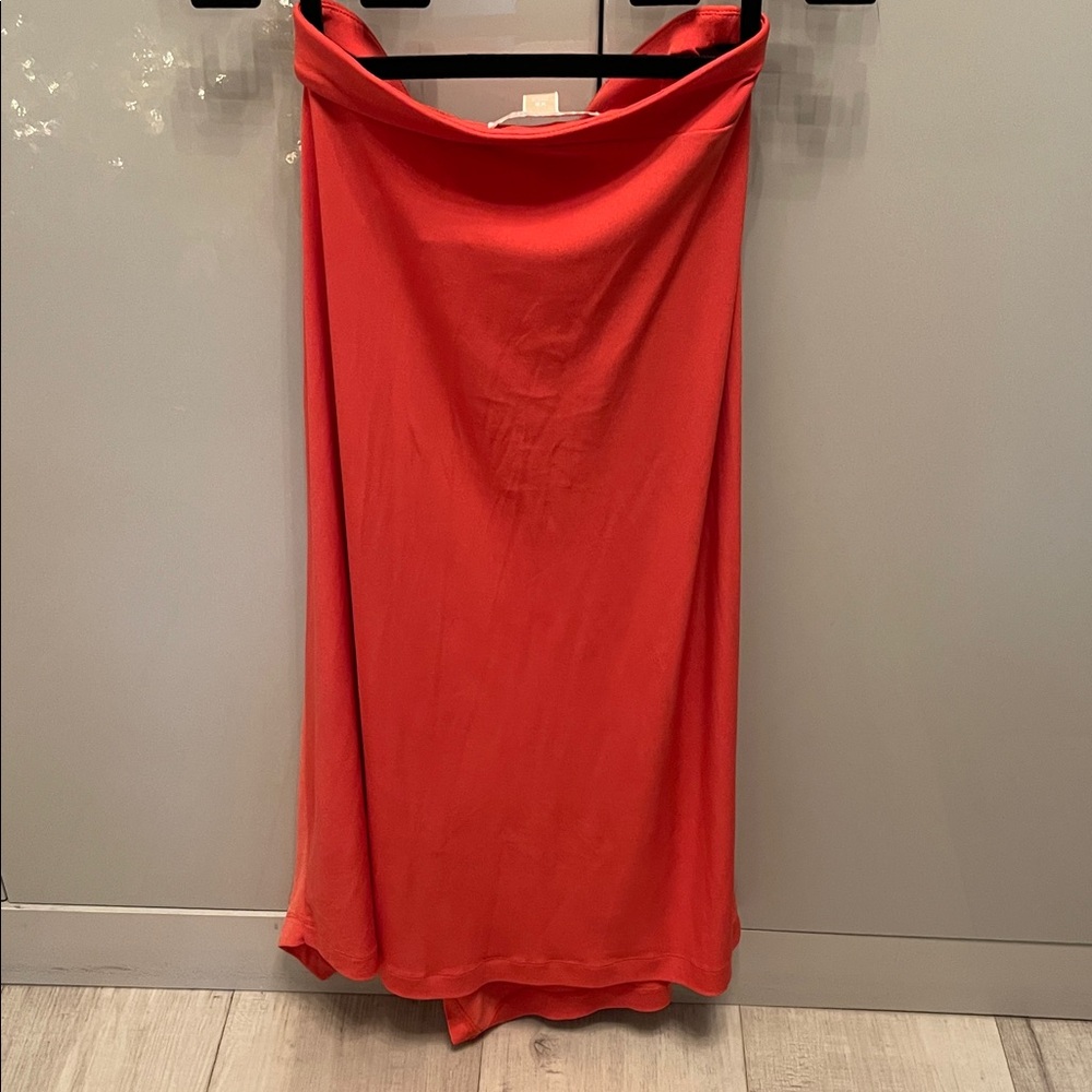 Michael Kors Asymmetrical Red Skirt - Picture 3 of 4